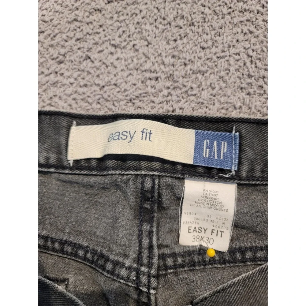Gap Easy Fit‎ Straight Jeans Men's 38x30 Gray Denim